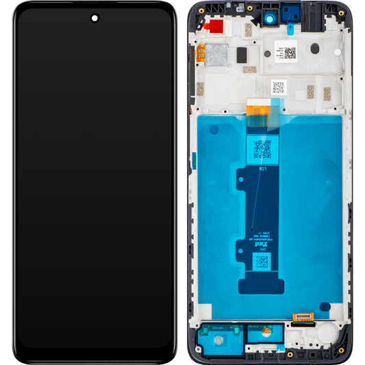 Motorola Moto Moto E32s / E22s Тъчскрийн дисплей с рамка, черен, сервизен пакет 5D68C20795