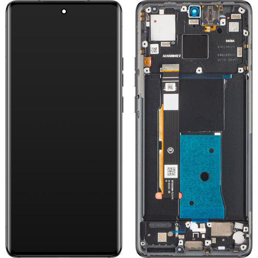 Тъчскрийн дисплей Motorola Edge 40, с рамка, черен (Eclipse Black), сервизен пакет 5D68C22670