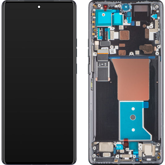 Тъчскрийн дисплей Motorola Edge 40 Pro, с рамка, черен (Interstellar Black), сервизен пакет 5D68C22010