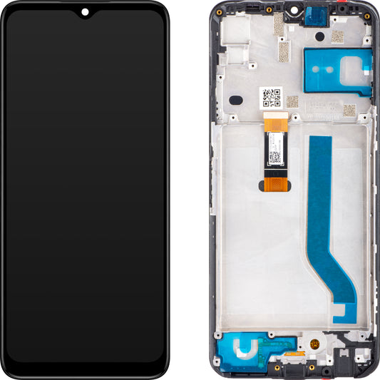 Motorola Moto Moto G50 5G Touchscreen Display, с рамка, черен, сервизен пакет 5D68C18927