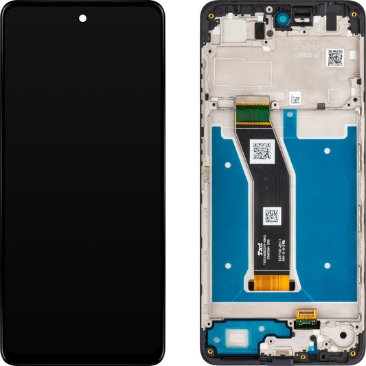 Тъчскрийн дисплей Motorola Moto G04, с рамка, черен, сервизен пакет 5D68C23890