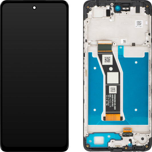 Тъчскрийн дисплей Motorola Moto G04s, с рамка, черен, сервизен пакет 5D68C24245