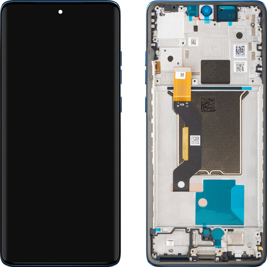Дисплей с тъчскрийн Motorola Edge 60, с рамка, син, Service Pack 5D68C29943