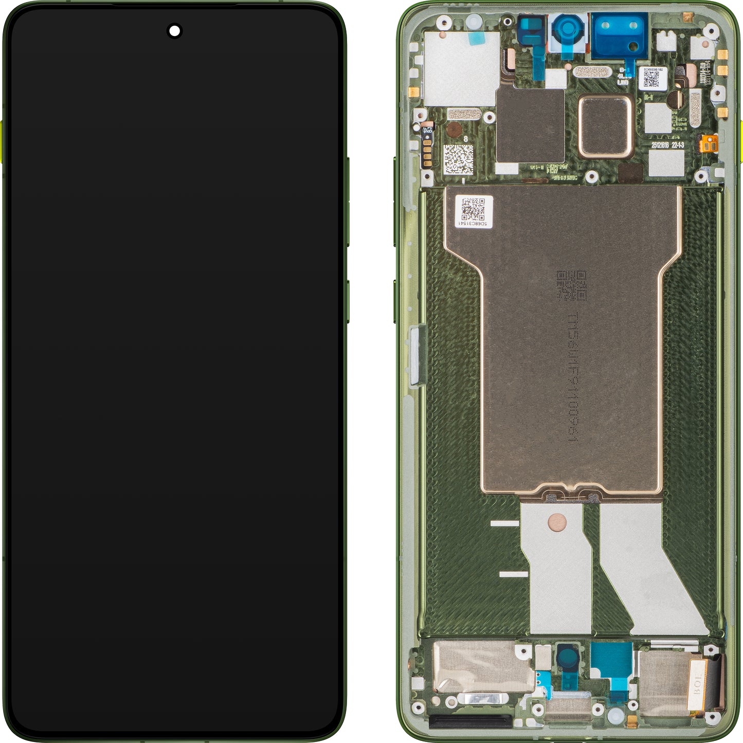 Дисплей с тъчскрийн Motorola Edge 70, с рамка, зелен (Bronze Green), Service Pack 5D68C31543