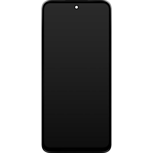 Motorola Moto G53 Дисплей с тъчскрийн, с рамка, черен, сервизен пакет 5D68C22150