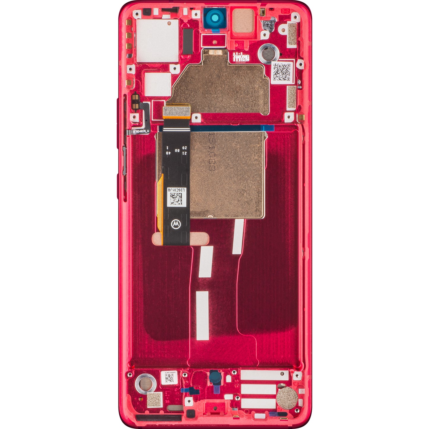Тъчскрийн дисплей Motorola Edge 30 Fusion, с рамка, червен (Viva Magenta), сервизен пакет 5D68C22034