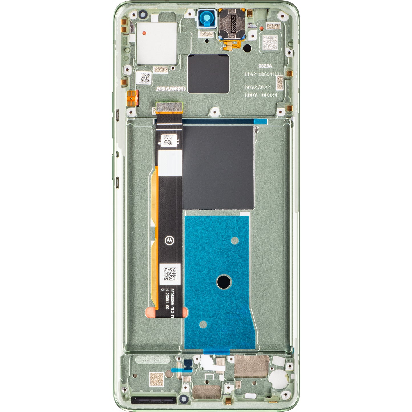 Motorola Edge 40 Тъчскрийн дисплей с рамка, мъглявозелен, сервизен пакет 5D68C22672
