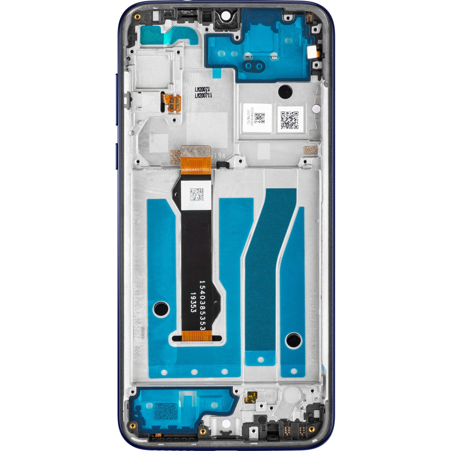 Motorola Moto G8 Plus Сензорен дисплей с рамка, тъмно син, сервизен пакет 5D68C15528