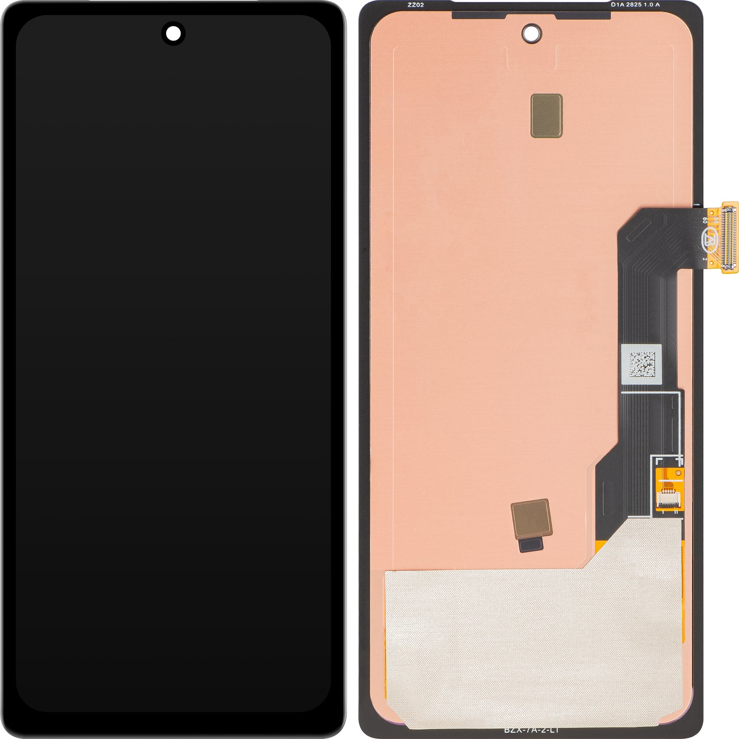 Дисплей с тъчскрийн MP, съвместим с Google Pixel 7a, OLED версия, черен