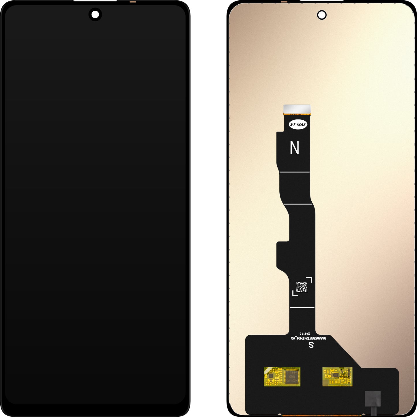 Дисплей с тъчскрийн MP, съвместим с Xiaomi Poco F5 / Redmi Note 12 Turbo / Note 13 5G