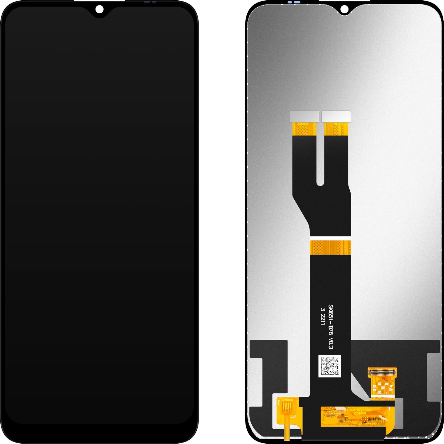 Дисплей с тъчскрийн MP съвместим с Nokia G11 / G21