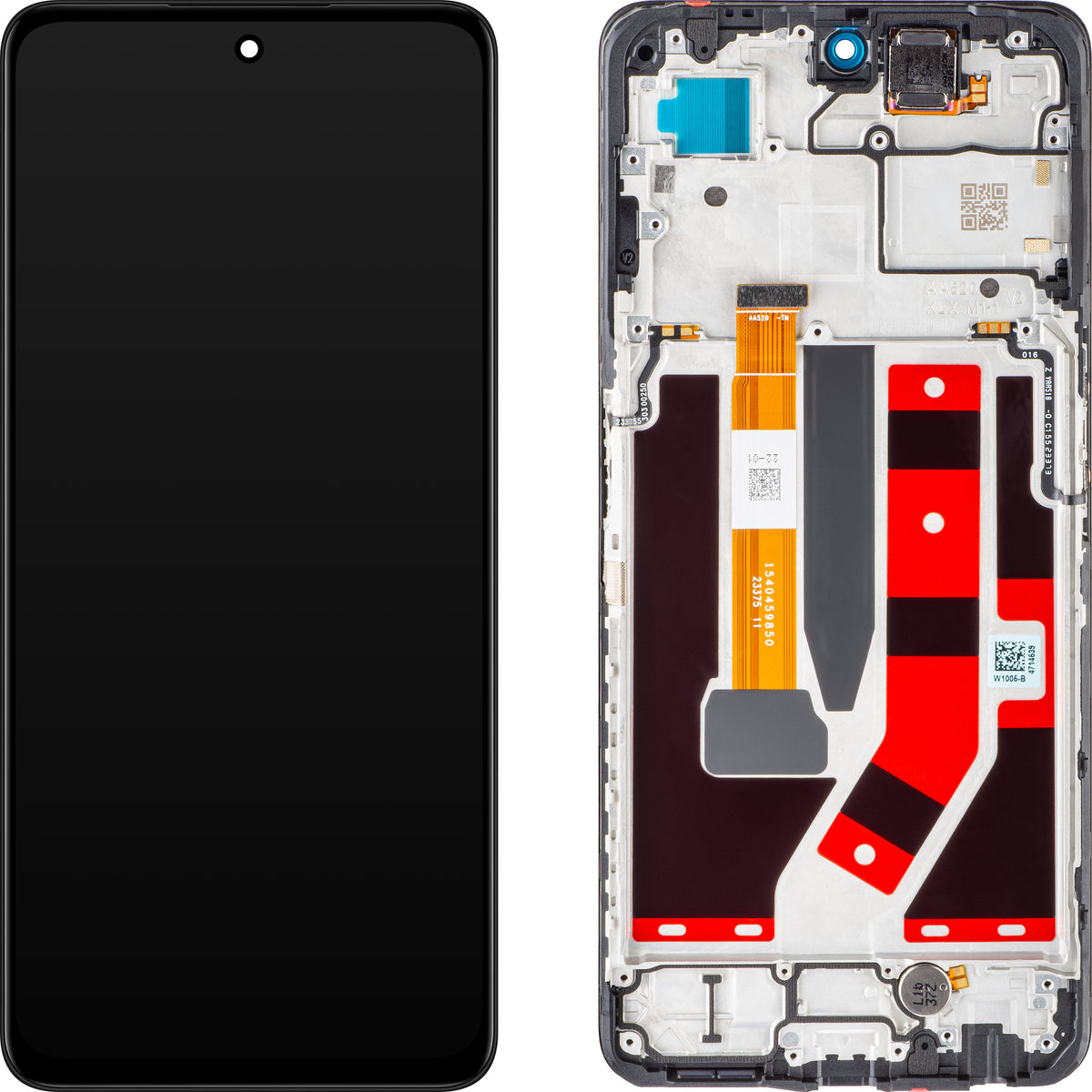 Дисплей с тъчскрийн OnePlus Nord CE 3 Lite / Nord N30, с рамка, Сив (Chromatic Gray), Service Pack 1001100068