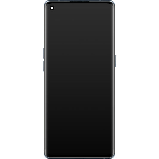 Дисплей с тъчскрийн Oppo Reno6 Pro 5G (Snapdragon) / Reno6 Pro+ 5G, с рамка, Сив (Lunar Grey), Service Pack 4907528