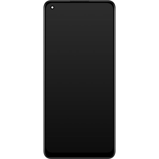 Display with Touchscreen Oppo Reno8, with Frame, Black, Service Pack 4130256