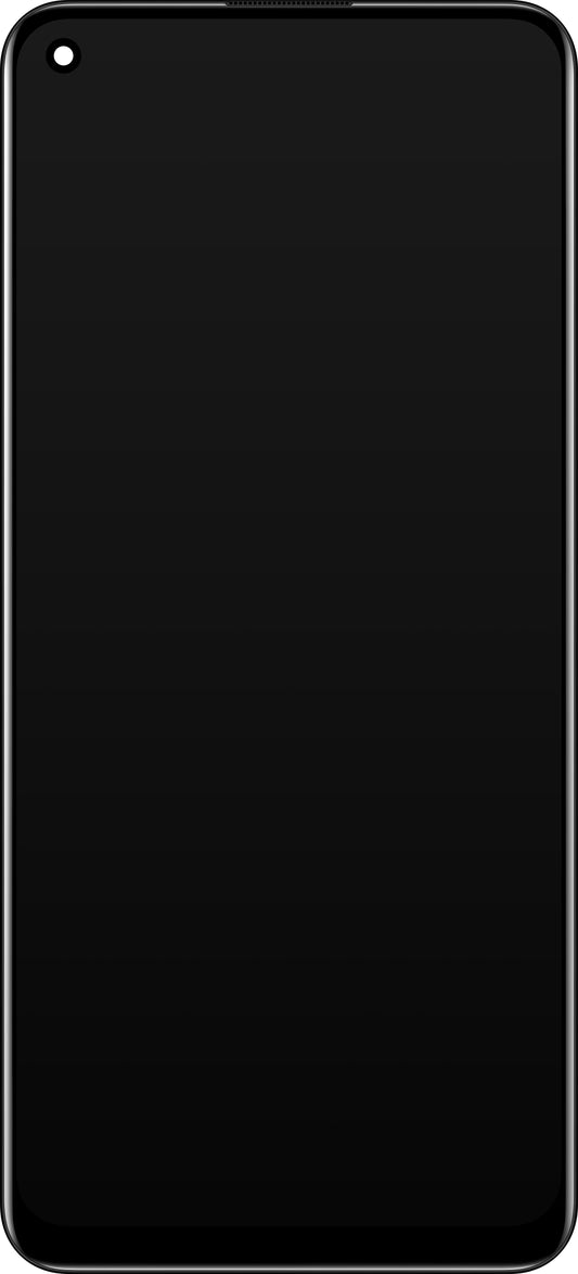 Дисплей със сензорен екран Oppo Reno5 F / A94 / F19 Pro / Reno5 Lite, с рамка, черен, сервизен пакет 4906763