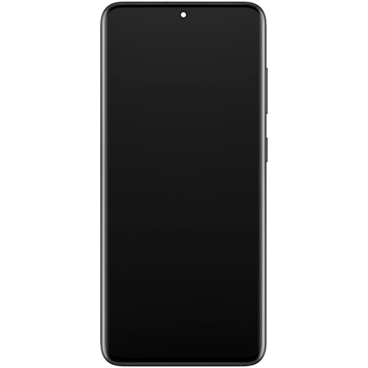 Сензорен дисплей Samsung Galaxy Galaxy S20+ 5G G986 / S20+ G985, с рамка, черен, сервизен пакет GH82-31441A