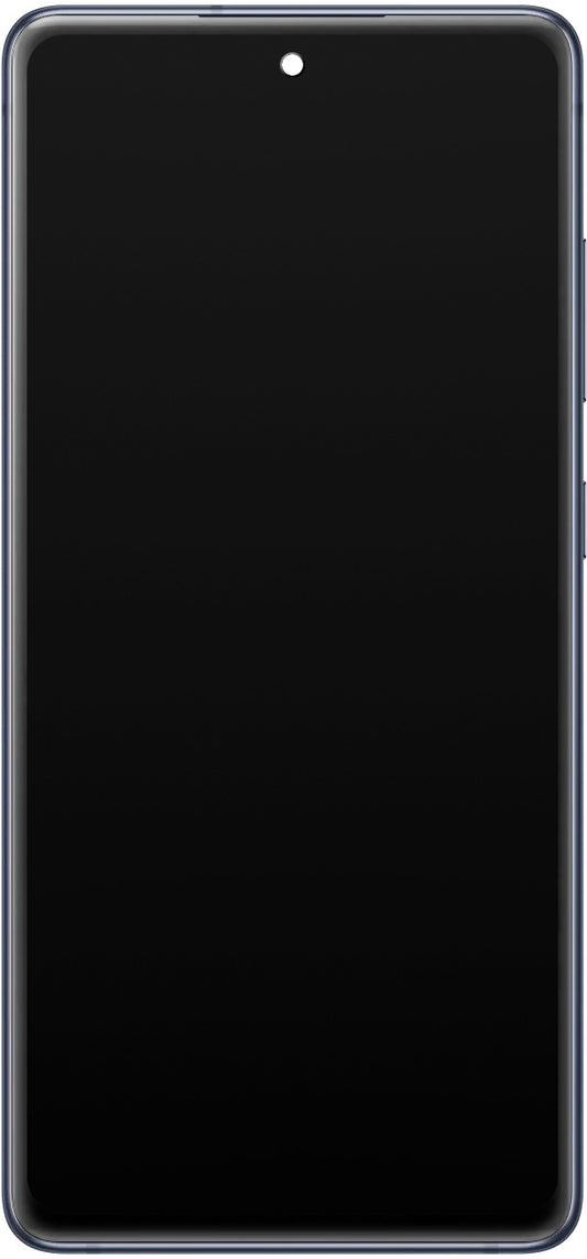 Дисплей с тъчскрийн Samsung Galaxy S20 FE 5G G781, с рамка, тъмносин, Swap GH82-24214A