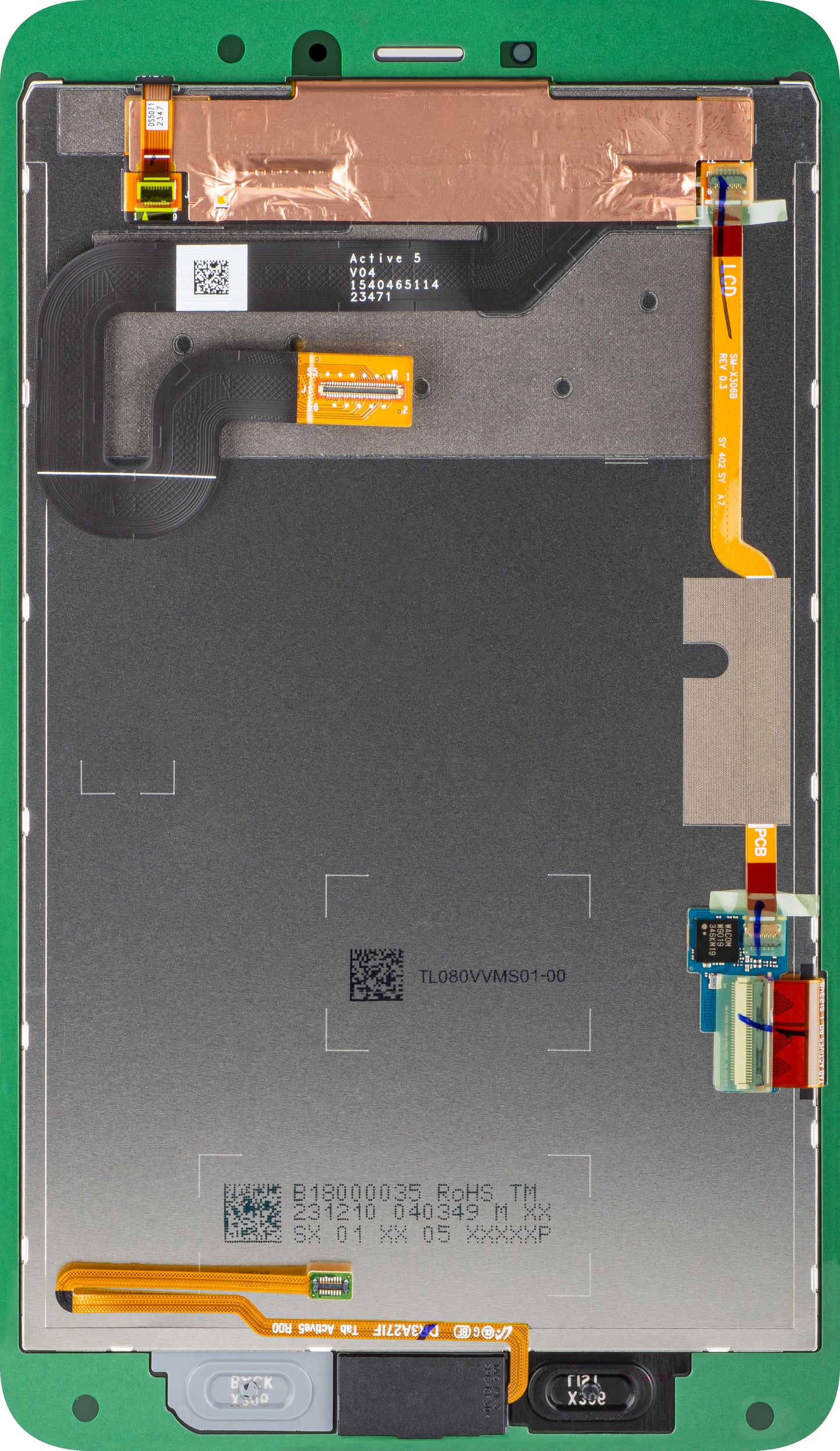 Дисплей с тъчскрийн Samsung Galaxy Tab Active5, Service Pack GH82-33847A