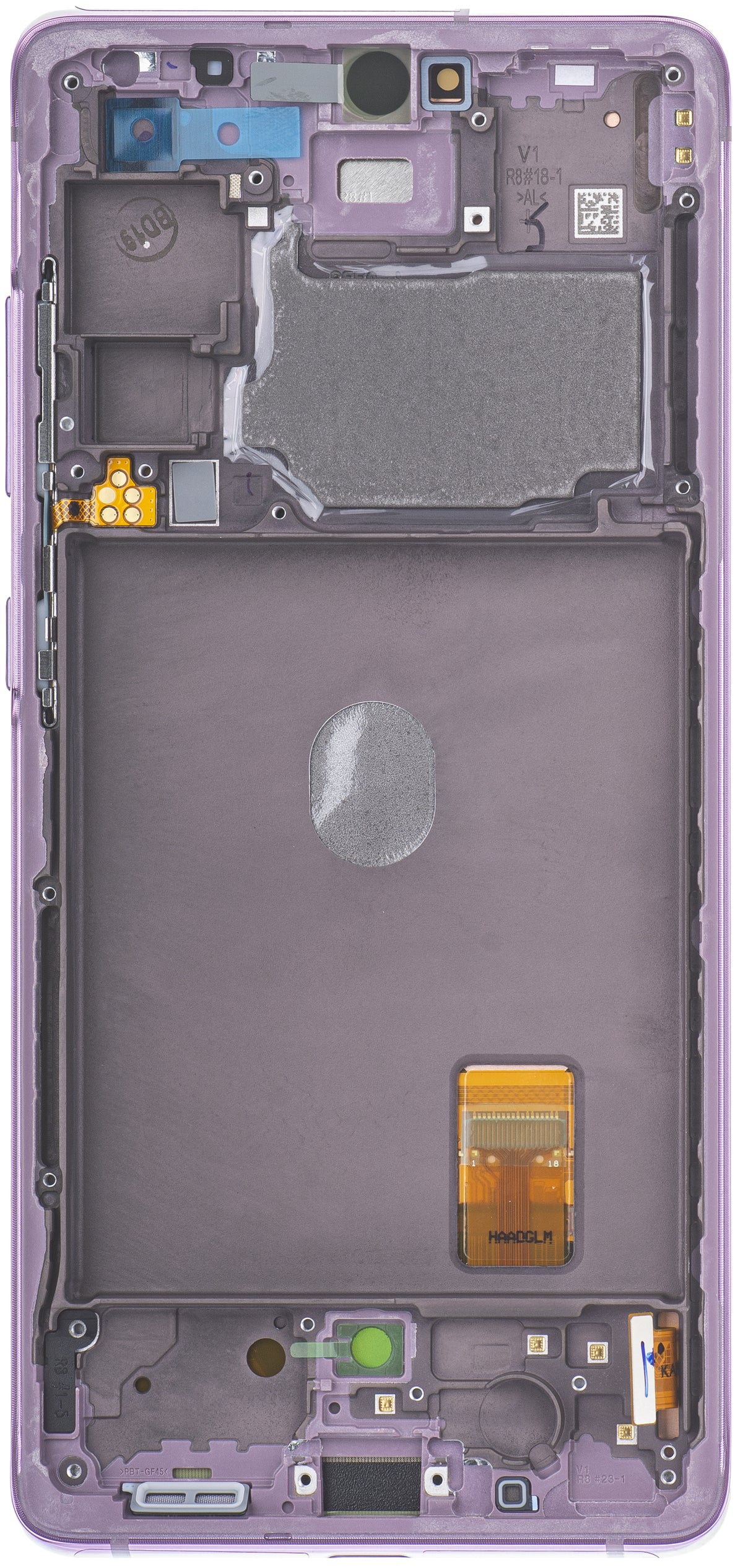 Дисплей с тъчскрийн за Samsung Galaxy S20 FE G780, с рамка, лилав, Swap GH82-24219C