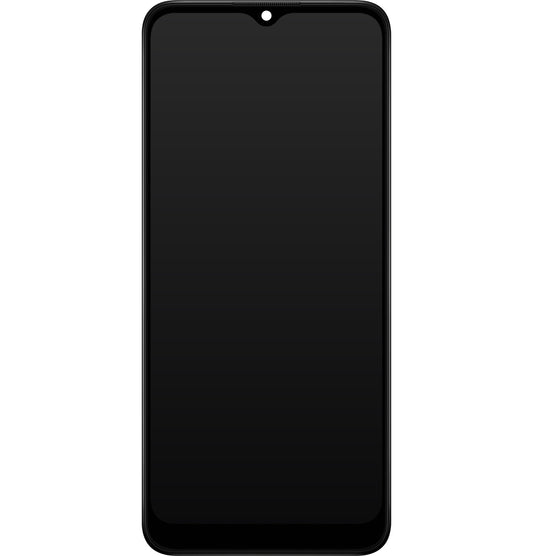 Touchscreen Display Samsung Galaxy A03 A035, with Frame, Version F, Black, Service Pack GH81-21625A