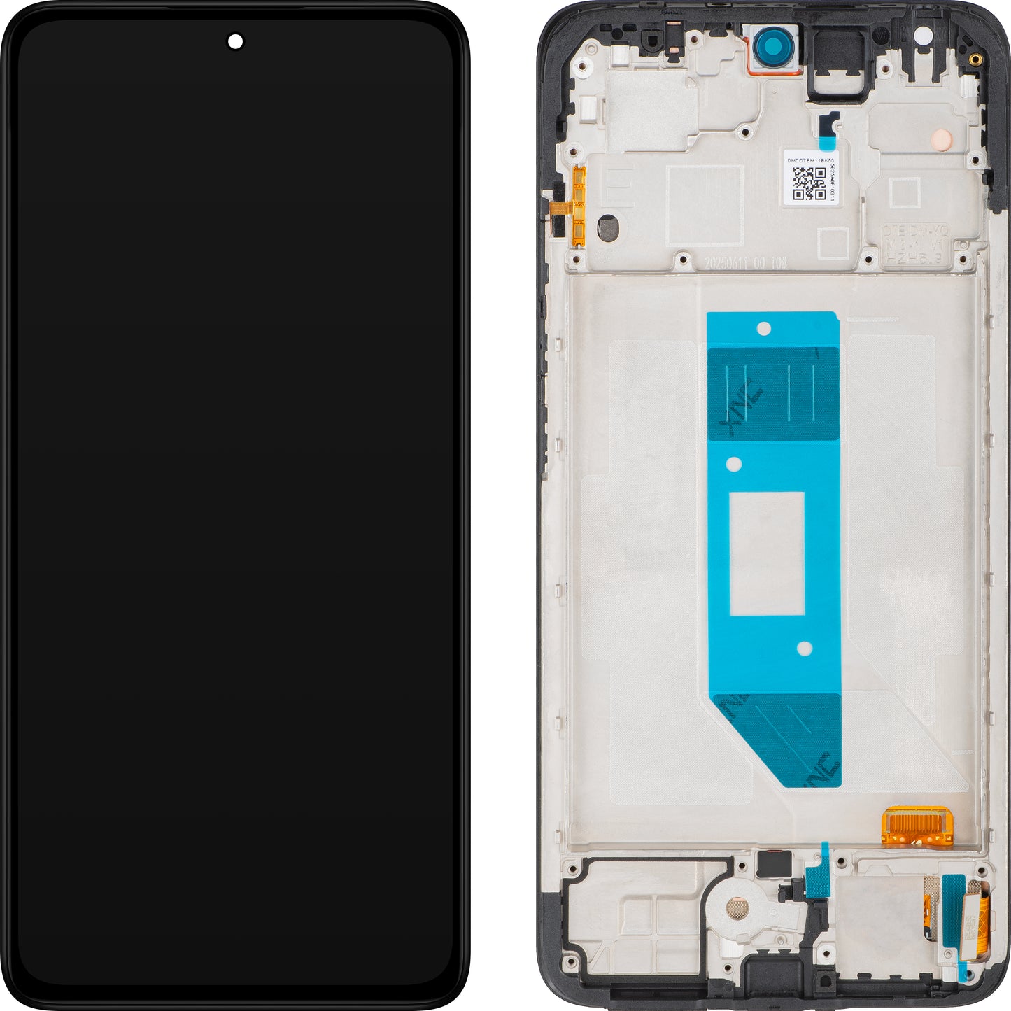 Дисплей с тъчскрийн Xiaomi Redmi Note 14 4G, с рамка, Европейска версия, Черен (Midnight Black), Service Pack 56000700O7E00