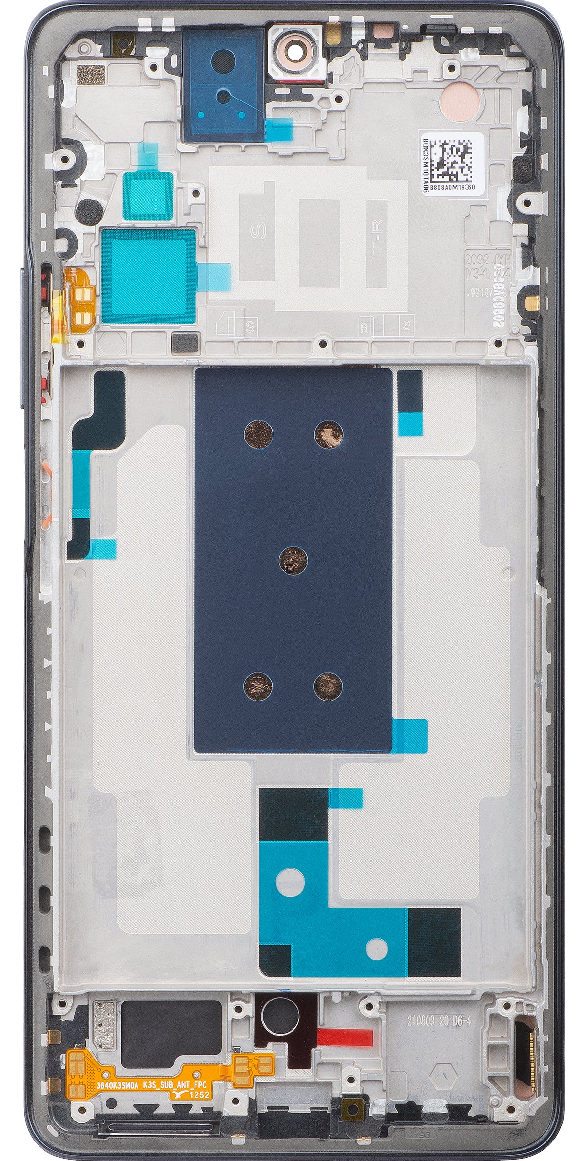 Дисплей с тъчскрийн Xiaomi 11T Pro, с рамка, сив, Swap 5600030K3S00