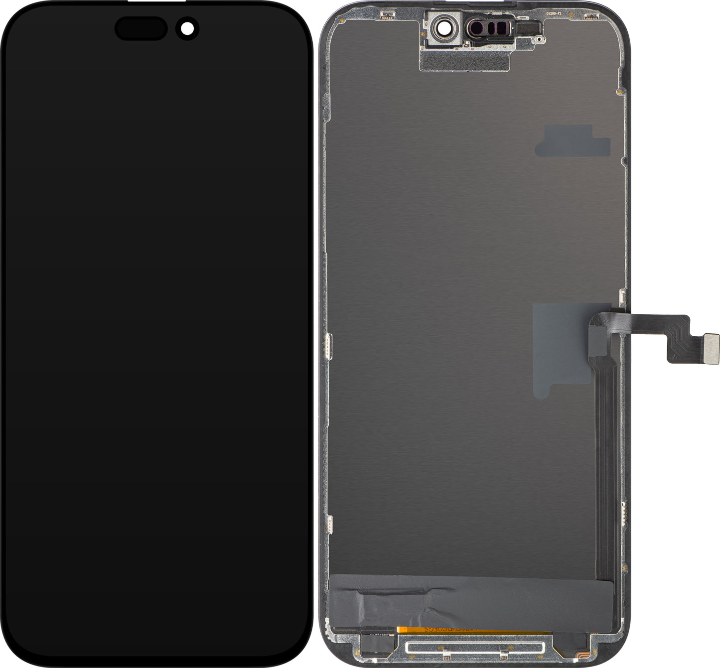 ZY Touchscreen Display for Apple iPhone 16 Pro Max, with Frame, Movable In-Cell IC LCD Version, Black