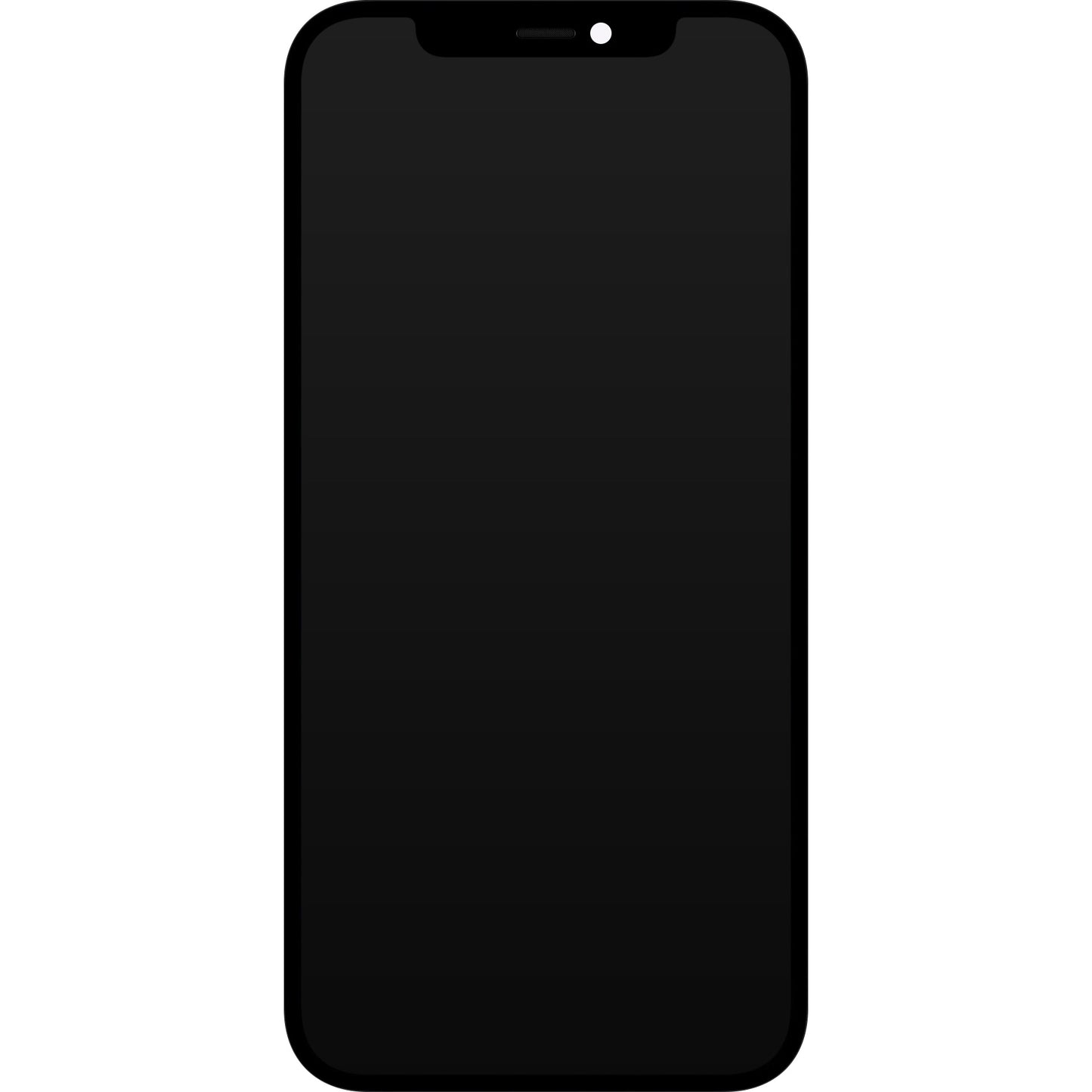 Дисплей с тъчскрийн JK за Apple iPhone 12 / 12 Pro, с рамка, LCD версия In-Cell IC Movable, черен