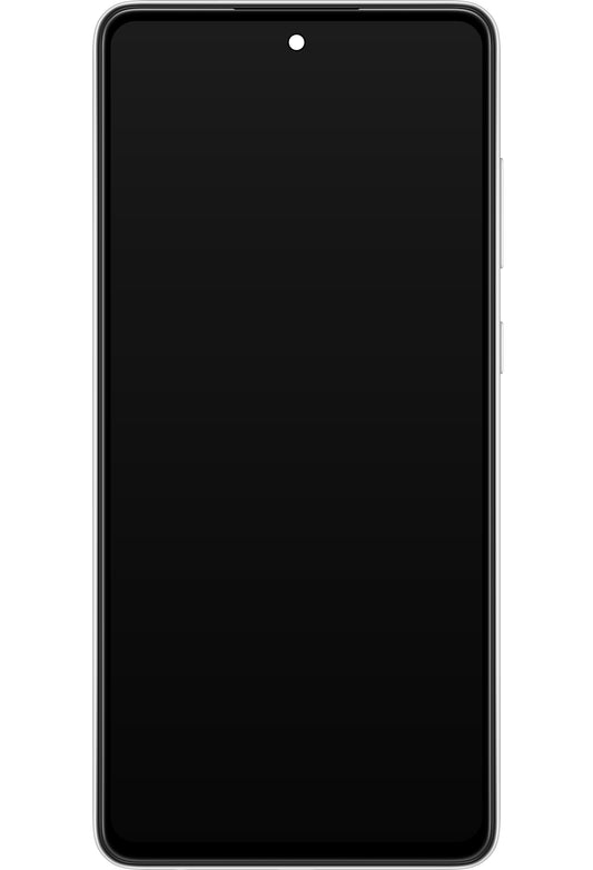Samsung Galaxy A72 A725 / A72 5G A726 Тъчскрийн дисплей, с рамка, бял, сервизен пакет GH82-25460D