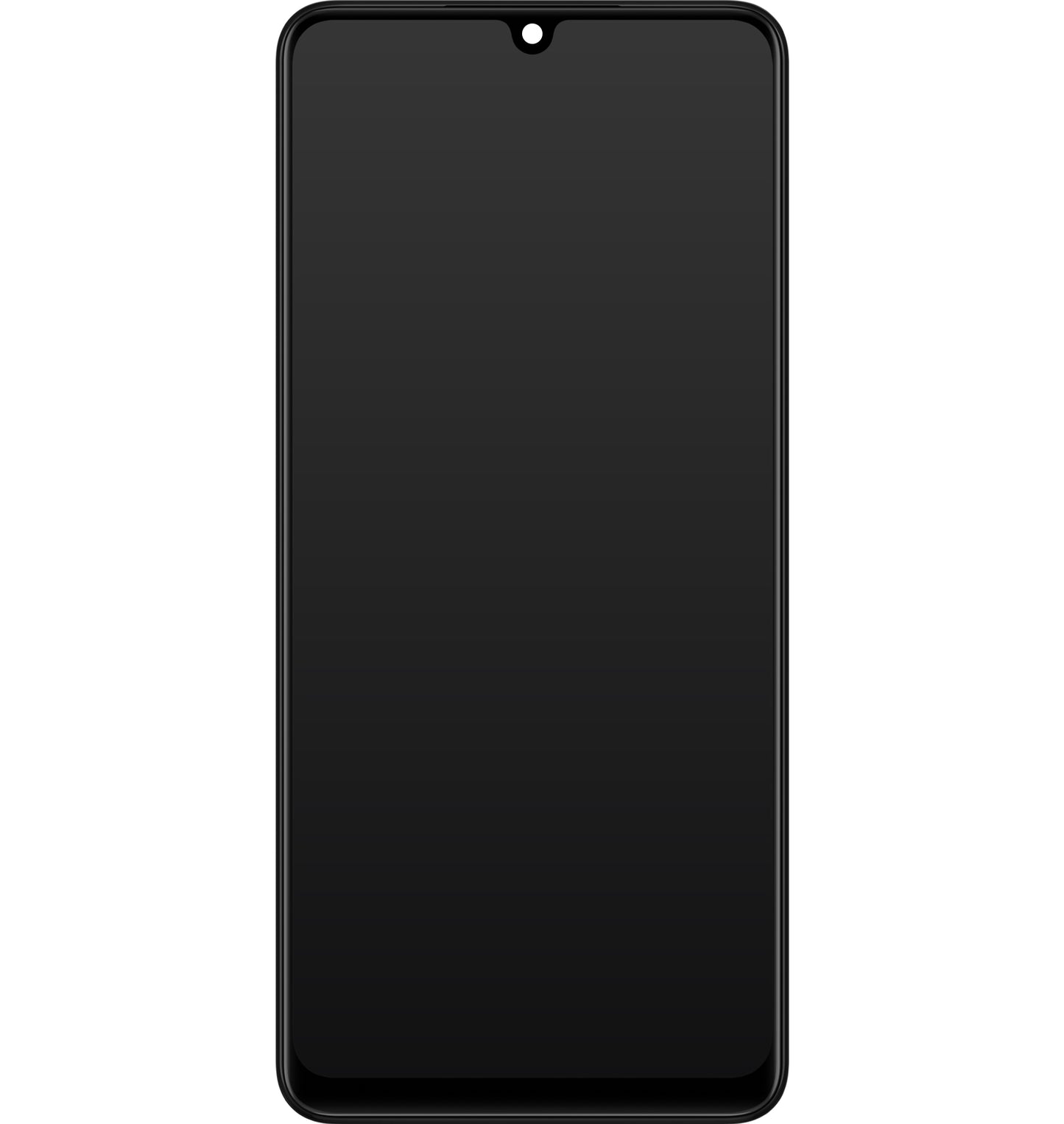 Samsung Galaxy Galaxy A22 A225 Сензорен дисплей с рамка, черен, сервизен пакет GH82-25944A