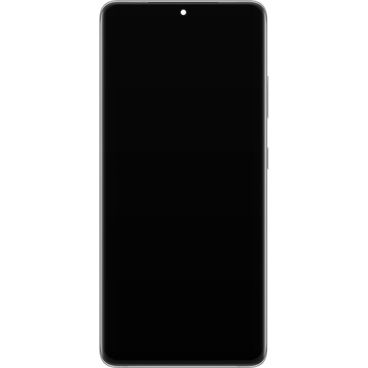 Сензорен дисплей Samsung Galaxy S21 Ultra 5G G998, с рамка, сребрист, сервизен пакет GH82-26035B