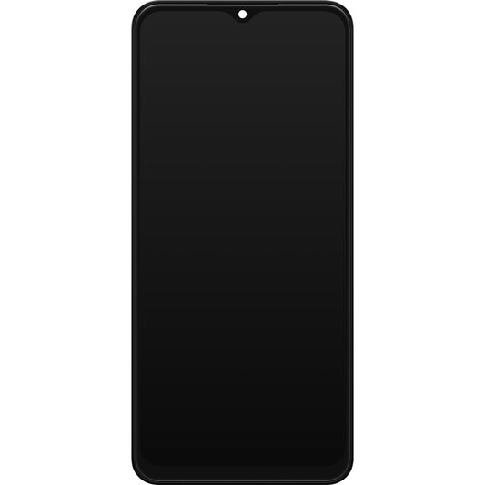 Сензорен дисплей Samsung Galaxy A13 A135, с рамка, черен, сервизен пакет GH82-28508A