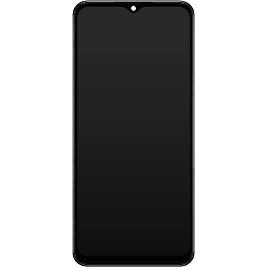 Сензорен дисплей Samsung Galaxy M13 M135, с рамка, черен, сервизен пакет GH82-29132A