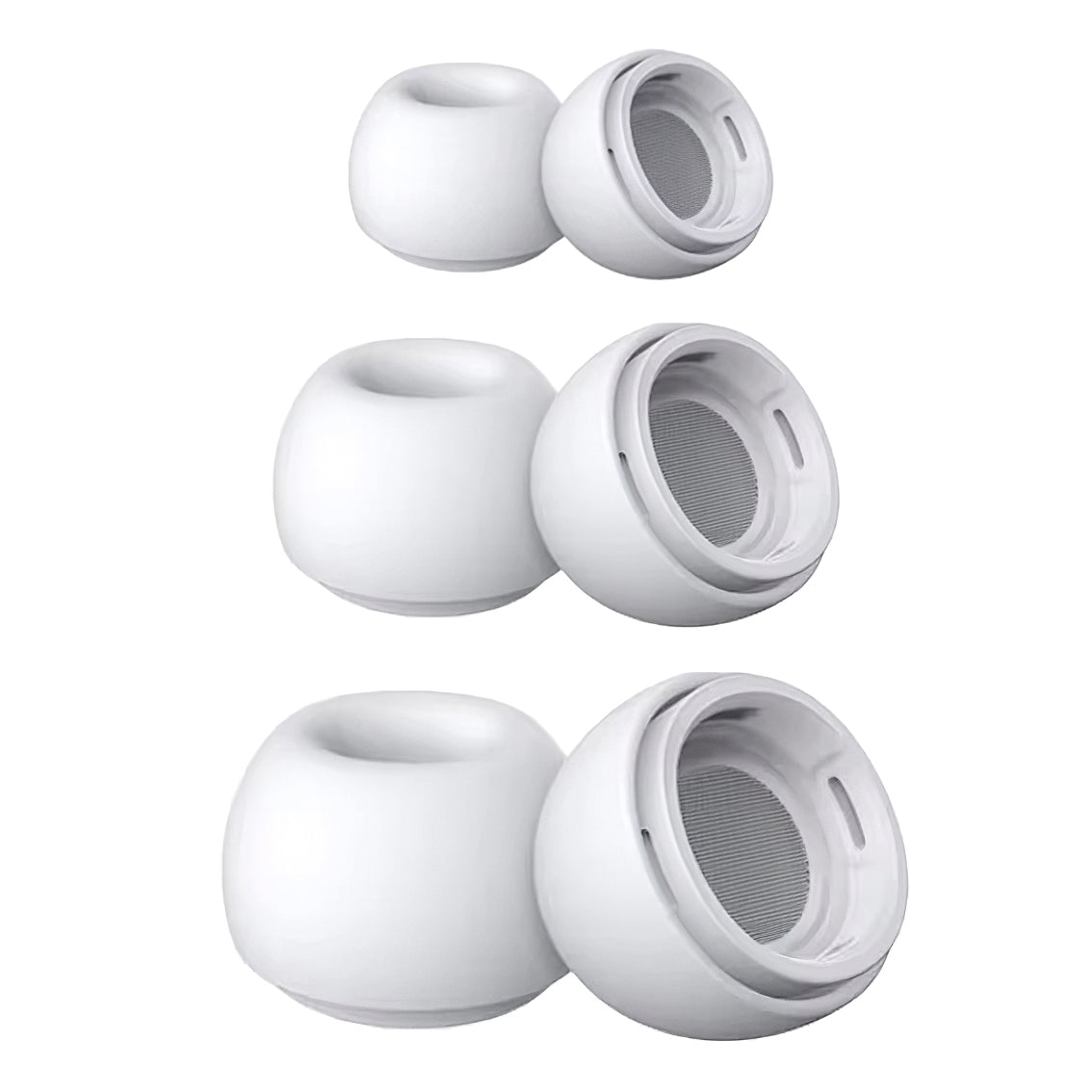 Тапи Tech-Protect за Apple AirPods Pro Series, Размер S / M / L, Бели