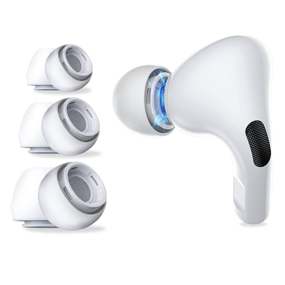 Тапи Techsuit ET1 за Apple AirPods Pro Series, Размер XS / S / L, Бели