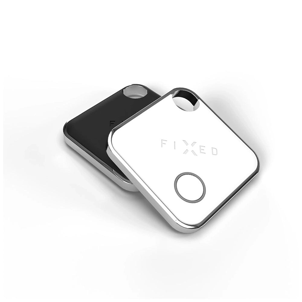 Fixed SmartTag Duo за iOS, Комплект 2 Броя, Бял / Черен