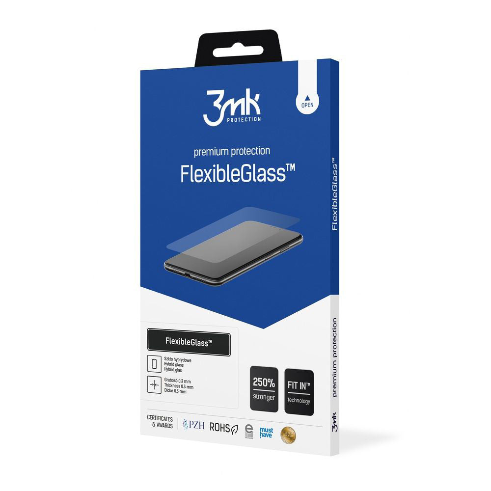 Протектор за екран 3MK FlexibleGlass за Samsung Galaxy A37 5G, гъвкаво стъкло, пълно залепване