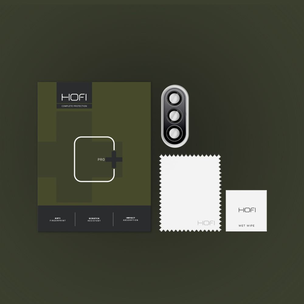 Протектор за задна камера HOFI CamRing PRO+ за Samsung Galaxy S25+ S936, закалено стъкло, черен