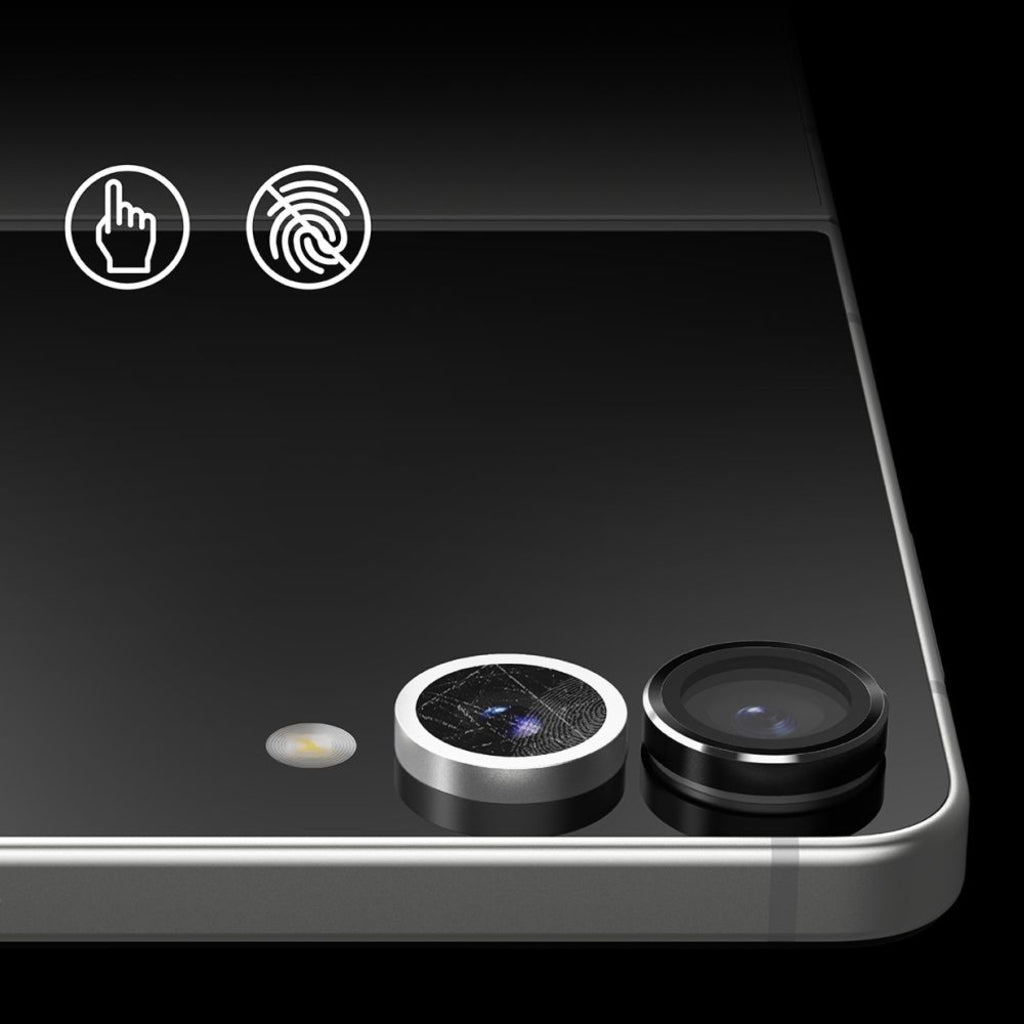 Защитно фолио за задна камера Ringke за Samsung Galaxy Z Flip7 F766, закалено стъкло, комплект от 2 броя, черно