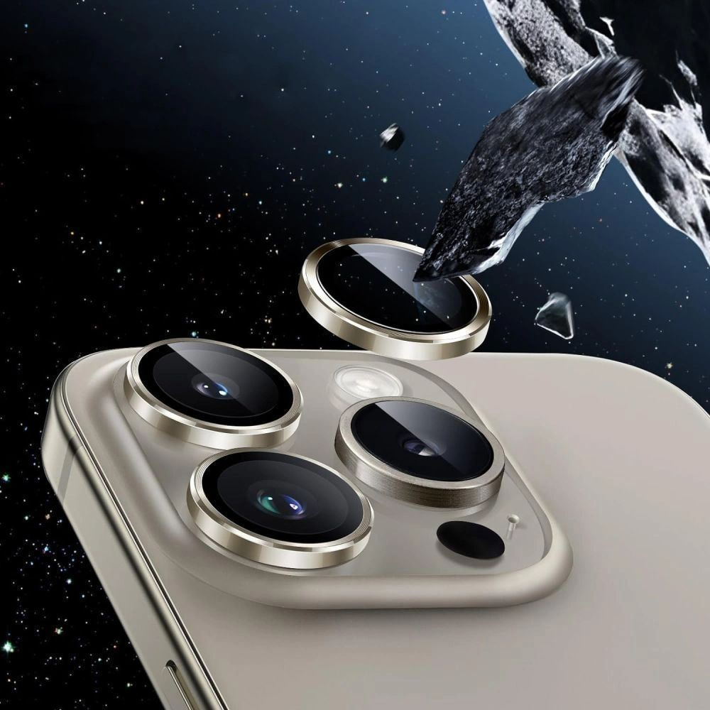 Защитно фолио за задна камера Tech-Protect CamRing Fit+ за Apple iPhone 17, закалено стъкло, прозрачно