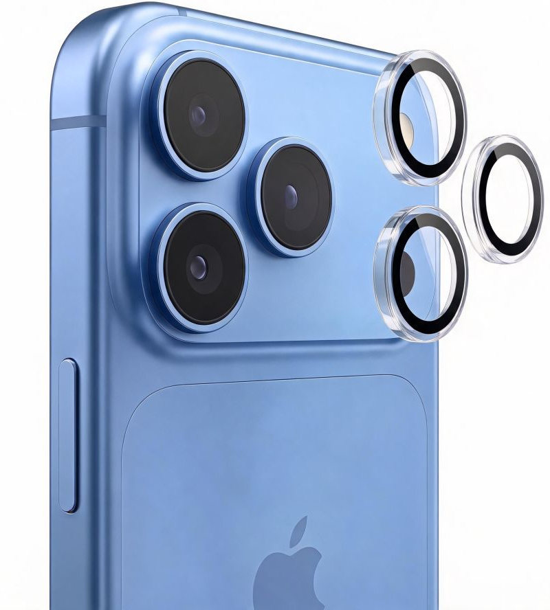 Протектор за задна камера Tech-Protect CamRing Fit+ за Apple iPhone 18 Pro / 18 Pro Max, закалено стъкло, прозрачен