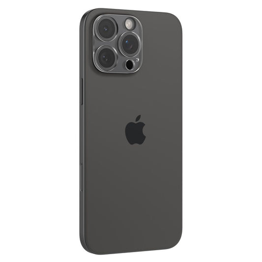 Spigen Optik Защитно фолио за задна камера за Apple iPhone 15 Pro Max / 15 Pro, защитено от стъкло, пълно залепване, комплект 2 броя, прозрачно