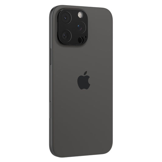 Spigen Optik Защитно фолио за задна камера за Apple iPhone 15 Pro Max / 15 Pro, със стъклена защита, пълно залепване, комплект 2 броя, черно AGL05273