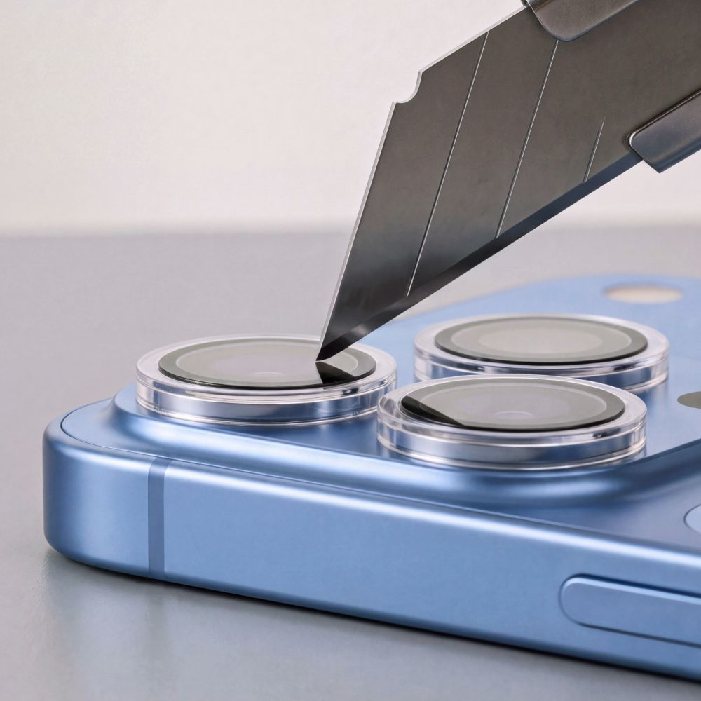 Протектор за задна камера Tech-Protect CamRing Fit+ за Apple iPhone 18 Pro / 18 Pro Max, закалено стъкло, прозрачен