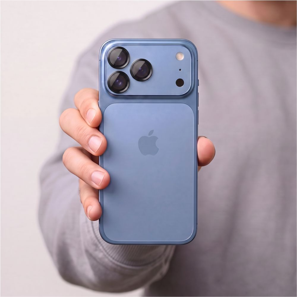Протектор за задна камера Tech-Protect CamRing Fit+ за Apple iPhone 18 Pro / 18 Pro Max, закалено стъкло, черен