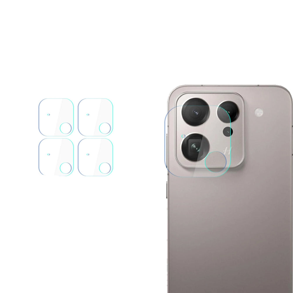 Защитно фолио за задна камера 3MK Protection за Oppo Find X9, закалено стъкло, комплект от 4 броя, прозрачно