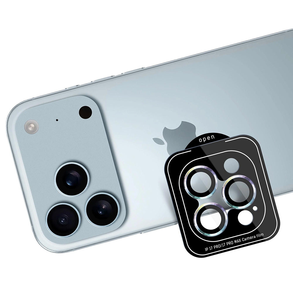Защитно фолио за задна камера 3MK Protection Pro за Apple iPhone 17 Pro Max / 17 Pro, закалено стъкло, многоцветно