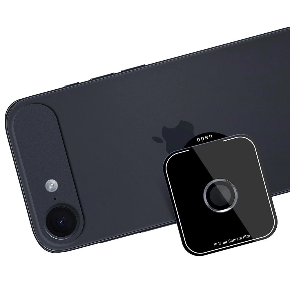 Защитно фолио за задна камера 3MK Protection Pro за Apple iPhone 17, закалено стъкло, черно