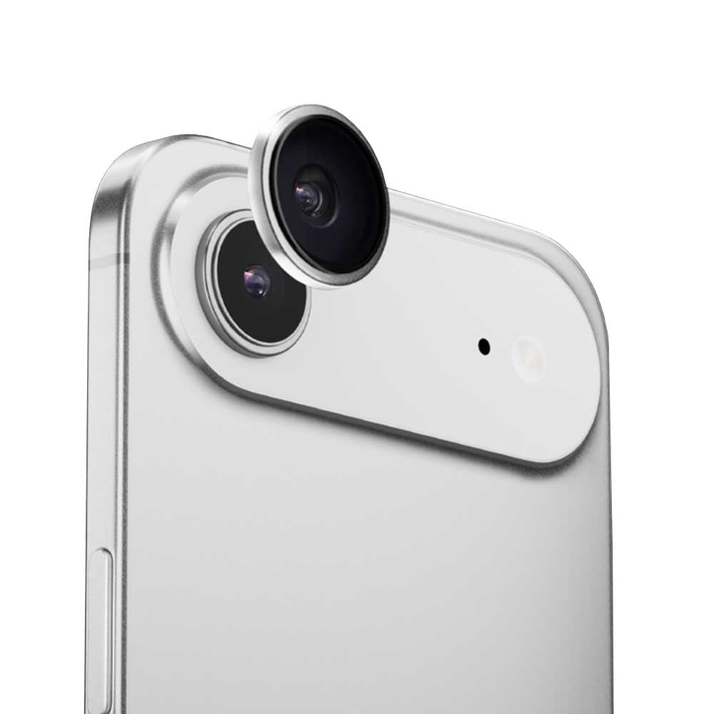 Фолио за защита на задната камера Anank AR за Apple iPhone 17 Air, закалено стъкло, сребристо