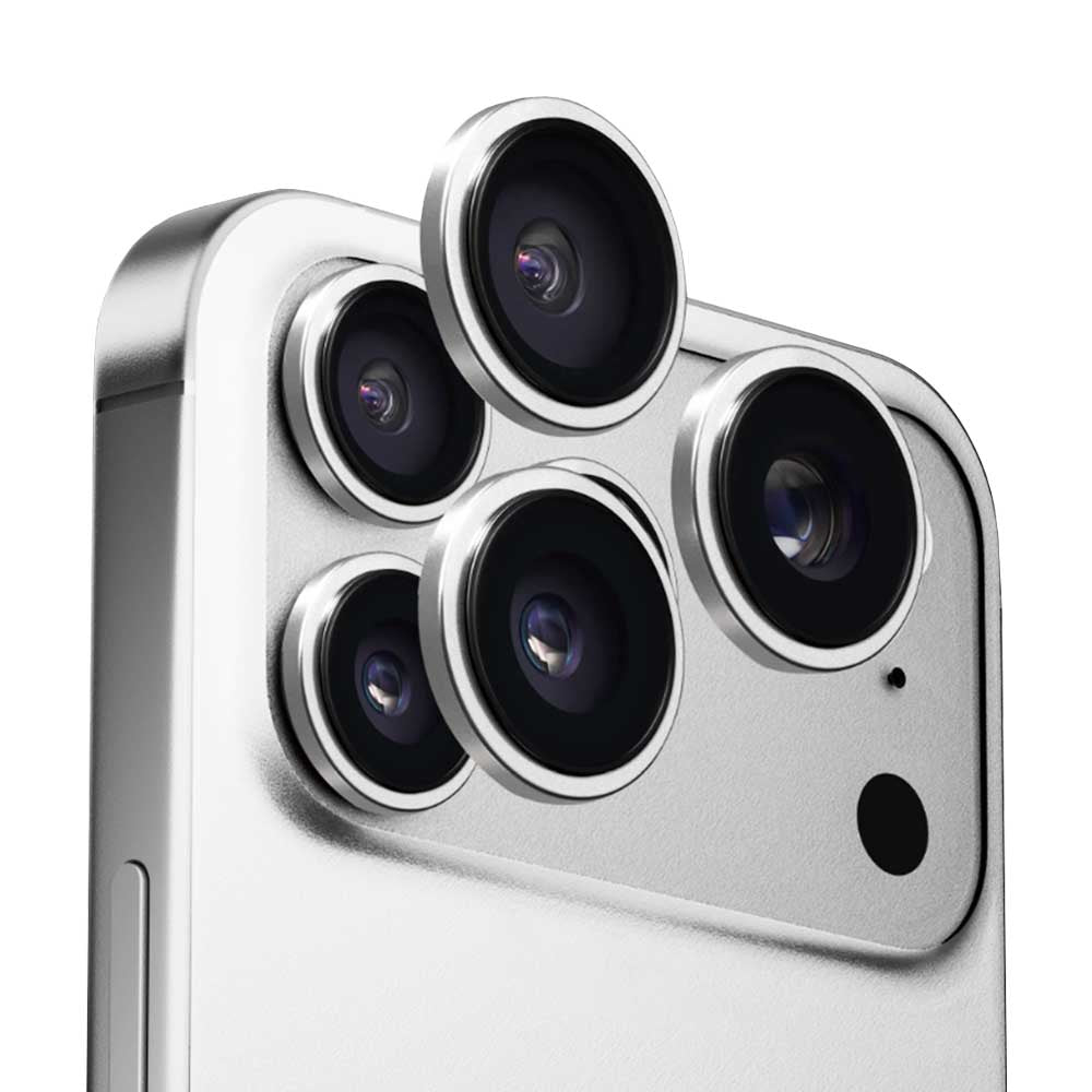 Защитно фолио за задна камера Anank AR за Apple iPhone 17 Pro Max / 17 Pro, закалено стъкло, сребристо